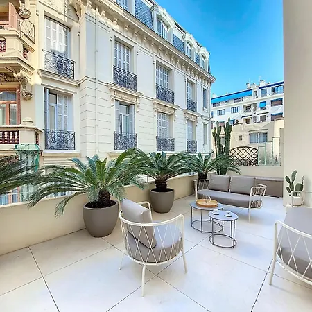 شقة Nestor&jeeves - Palmiers Terrasse - - Terrace *